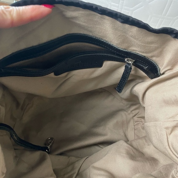 BRANDINA The Original Canvas & Leather Top Handle Crossbody Bucket Bag Tote - Picture 8 of 16